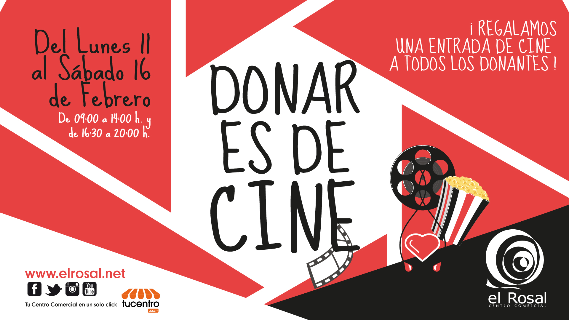 El Rosal acoge una nueva edición de Donar es de Cine El Rosal acoge una nueva edición de Donar es de Cine