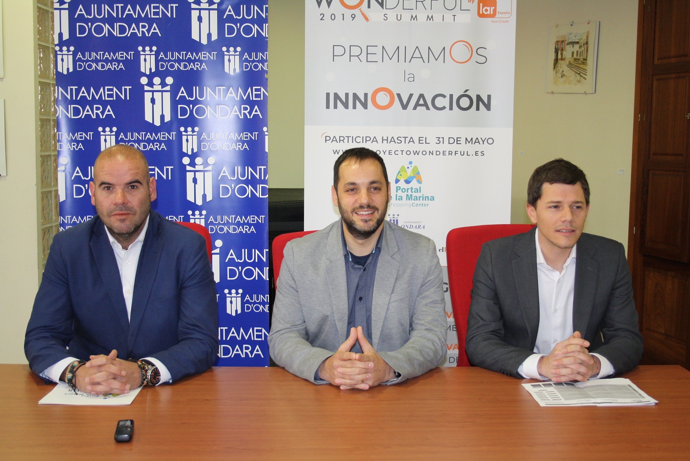 El Ayuntamiento de Ondara y el Centro Comercial Portal de la Marina presentan la 3ª edición del Concurso de Innovación “Wonderful” El Ayuntamiento de Ondara y el Centro Comercial Portal de la Marina presentan la 3ª edición del Concurso de Innovación “Wonderful”