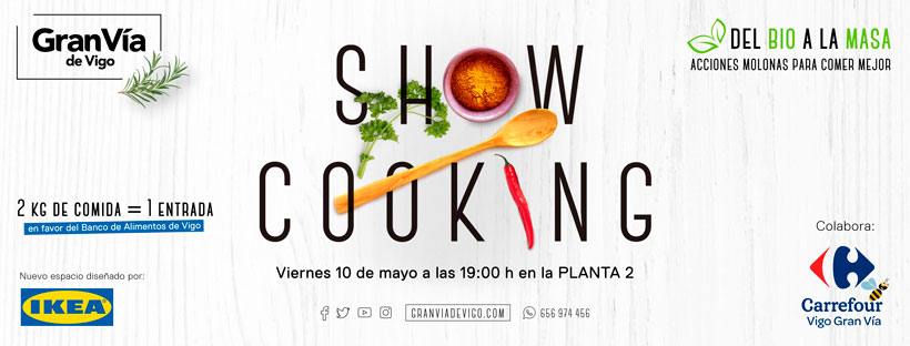Nueva edición de SHOWCOOKING Gran Vía de Vigo Nueva edición de SHOWCOOKING Gran Vía de Vigo