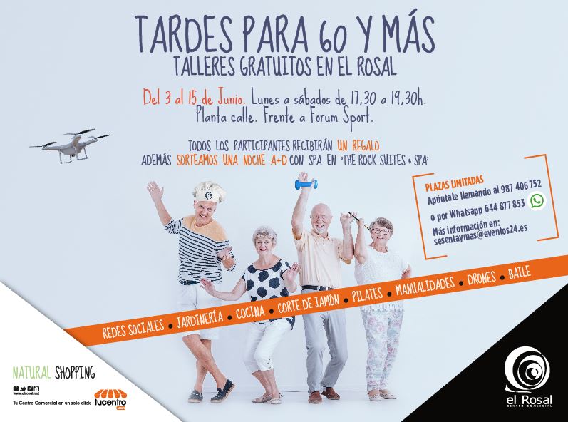 Diversión, concursos y premios para nuestros mayores, en las “Tardes para 60 y más” de El Rosal Diversión, concursos y premios para nuestros mayores, en las “Tardes para 60 y más” de El Rosal