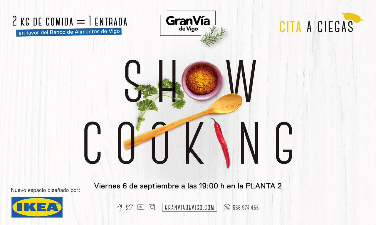 Vuelven los SHOWCOOKING Gran Vía de Vigo Vuelven los SHOWCOOKING Gran Vía de Vigo