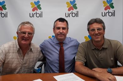 Urbil con la Behobia Txiki Urbil con la Behobia Txiki