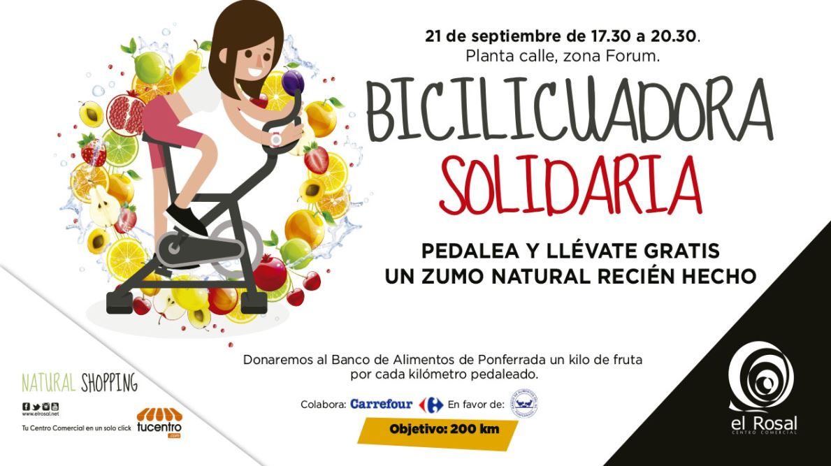 El Rosal presenta La Bicilicuadora Solidaria El Rosal presenta La Bicilicuadora Solidaria