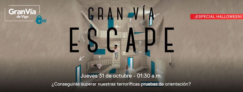 Gran Vía de Vigo abre en horario nocturno para acoger una sesión de escapismo de terror Gran Vía de Vigo abre en horario nocturno para acoger una sesión de escapismo de terror