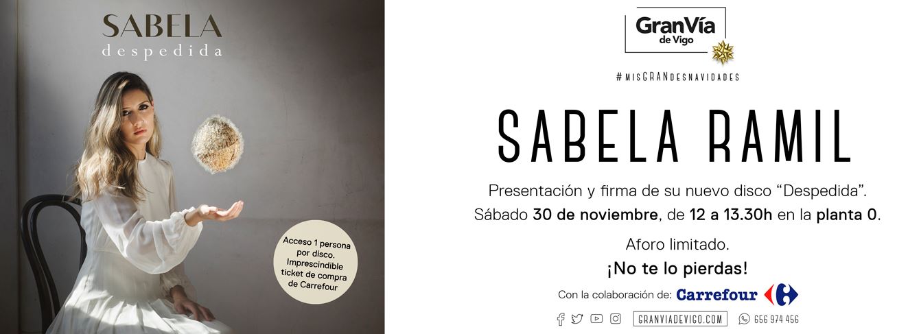 Sabela Ramil de OT presenta y firma su nuevo disco en el Gran Vía de Vigo Sabela Ramil de OT presenta y firma su nuevo disco en el Gran Vía de Vigo