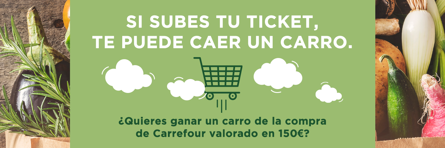 Portal de la Marina sortea cada mes un carro de la compra valorado en 150€ Portal de la Marina sortea cada mes un carro de la compra valorado en 150€