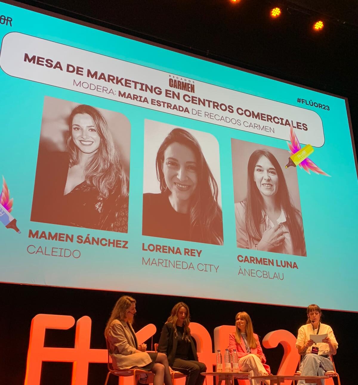 Mamen Sánchez y Carmen Luna participan en el FLÚOR Marketing Congress en Pontevedra